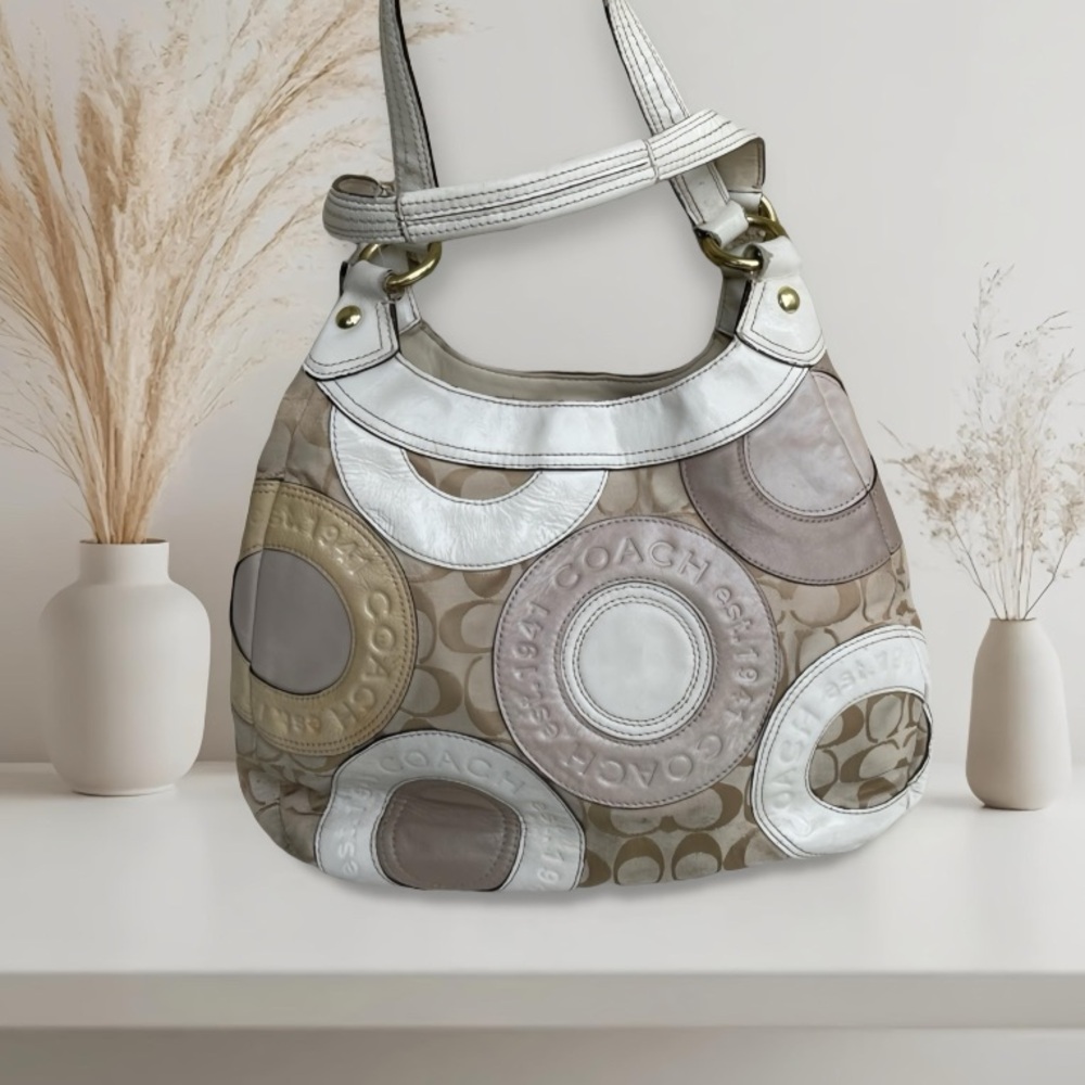 Coach signature Carly patchwork